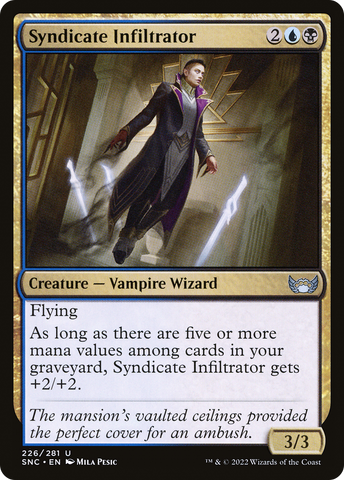 Syndicate Infiltrator (SNC-226)  Foil - Streets of New Capenna