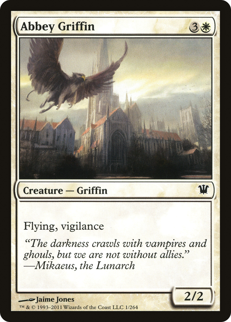 Abbey Griffin (ISD-001)  Foil - Innistrad