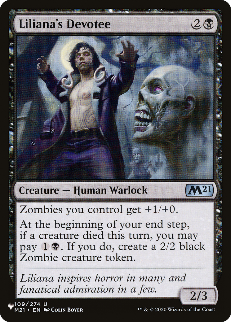 Liliana's Devotee (LIST-M21-109)  - The List