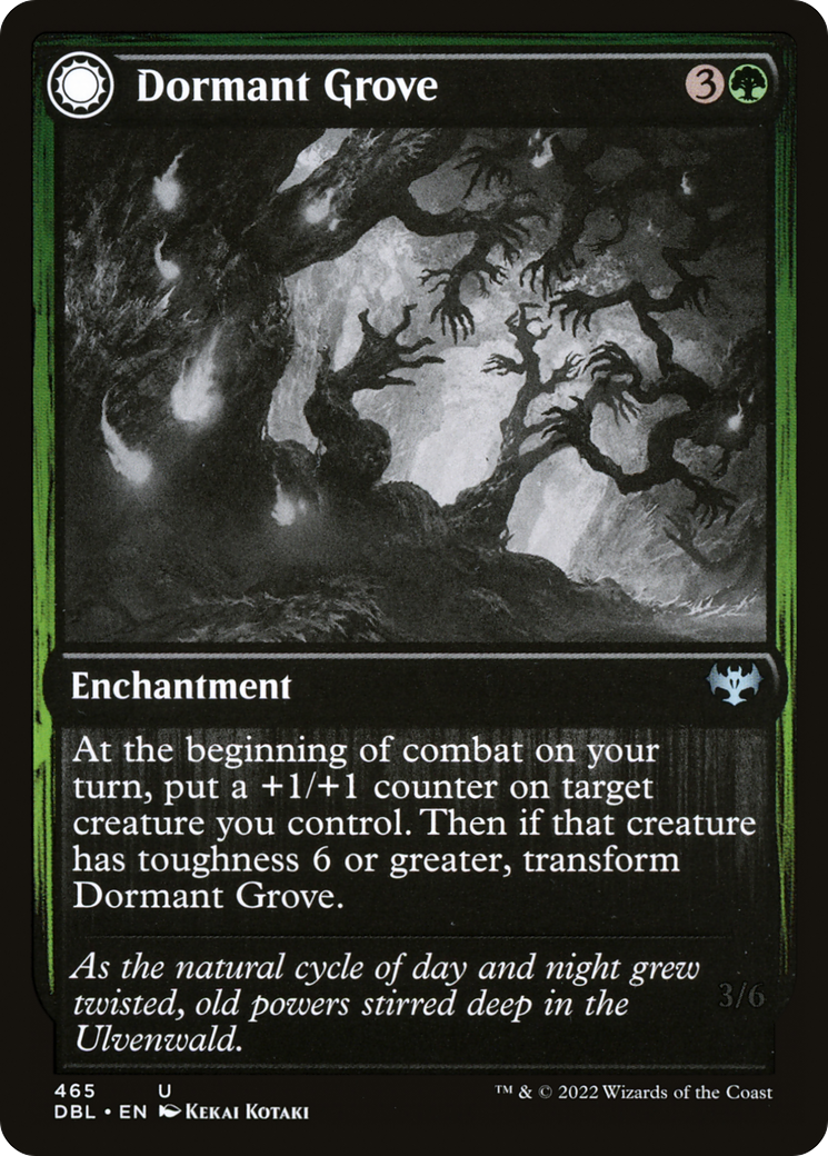 Dormant Grove (DBL-465)  - Innistrad: Double Feature: (Double Faced Transform)
