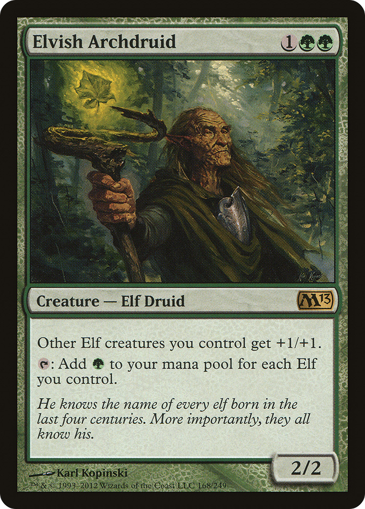 Elvish Archdruid (M13-168)  Foil - Magic 2013