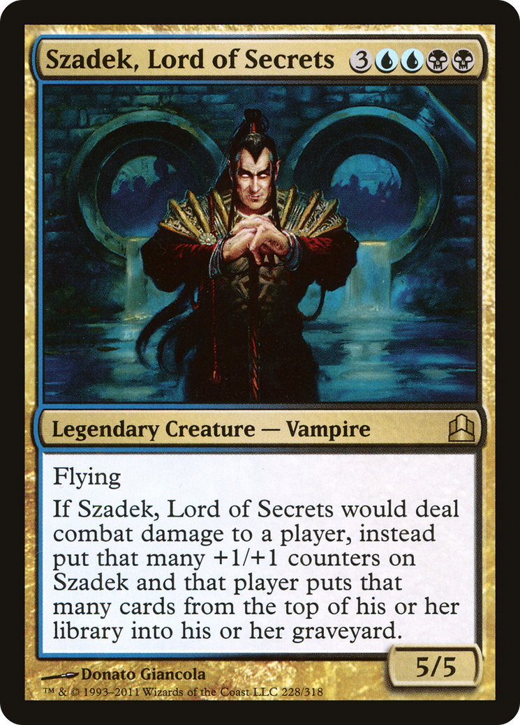 Szadek, Lord of Secrets (CMD-228)  - Commander 2011