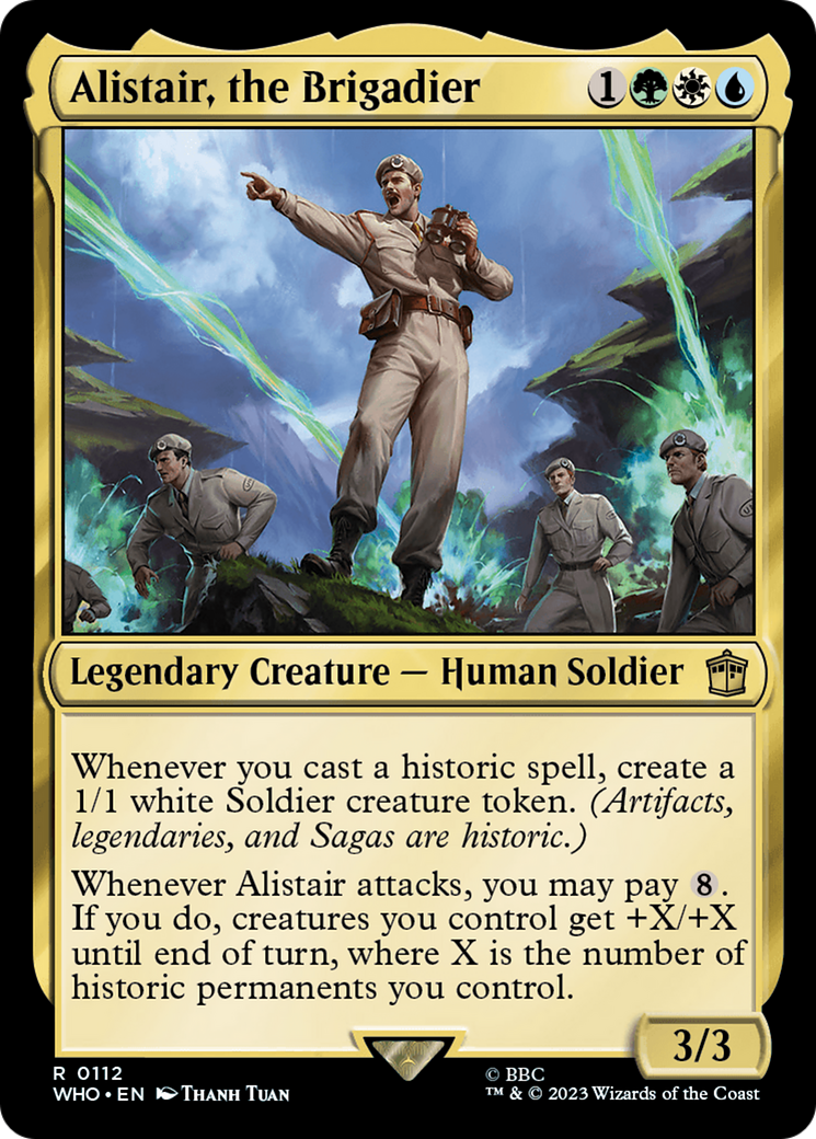 Alistair, the Brigadier (WHO-112)  - Doctor Who