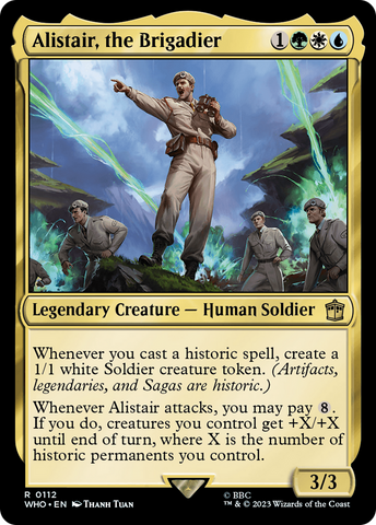 Alistair, the Brigadier (WHO-112)  Foil - Doctor Who