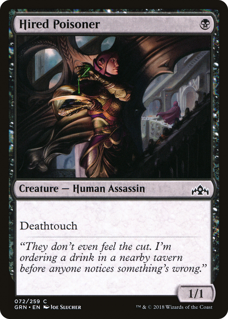Hired Poisoner (GRN-072)  - Guilds of Ravnica