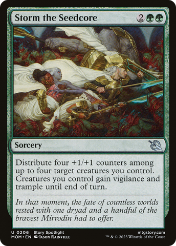 Storm the Seedcore (MOM-206)  Foil - March of the Machine