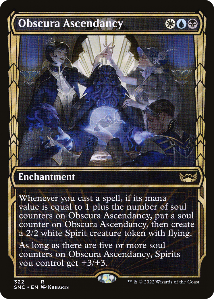 Obscura Ascendancy (Showcase) (SNC-322) - Streets of New Capenna: (Showcase) Foil