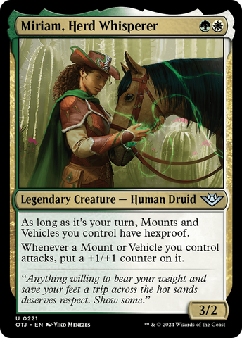 Miriam, Herd Whisperer (OTJ-221)  - Outlaws of Thunder Junction