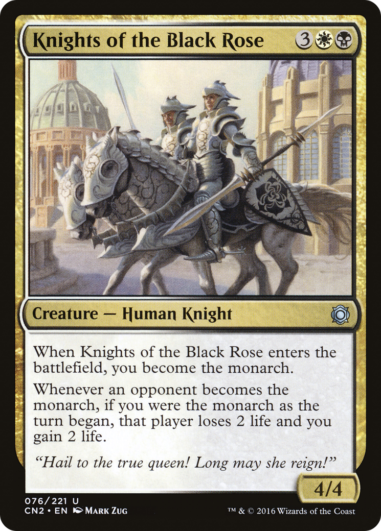 Knights of the Black Rose (CN2-076)  Foil - Conspiracy: Take the Crown