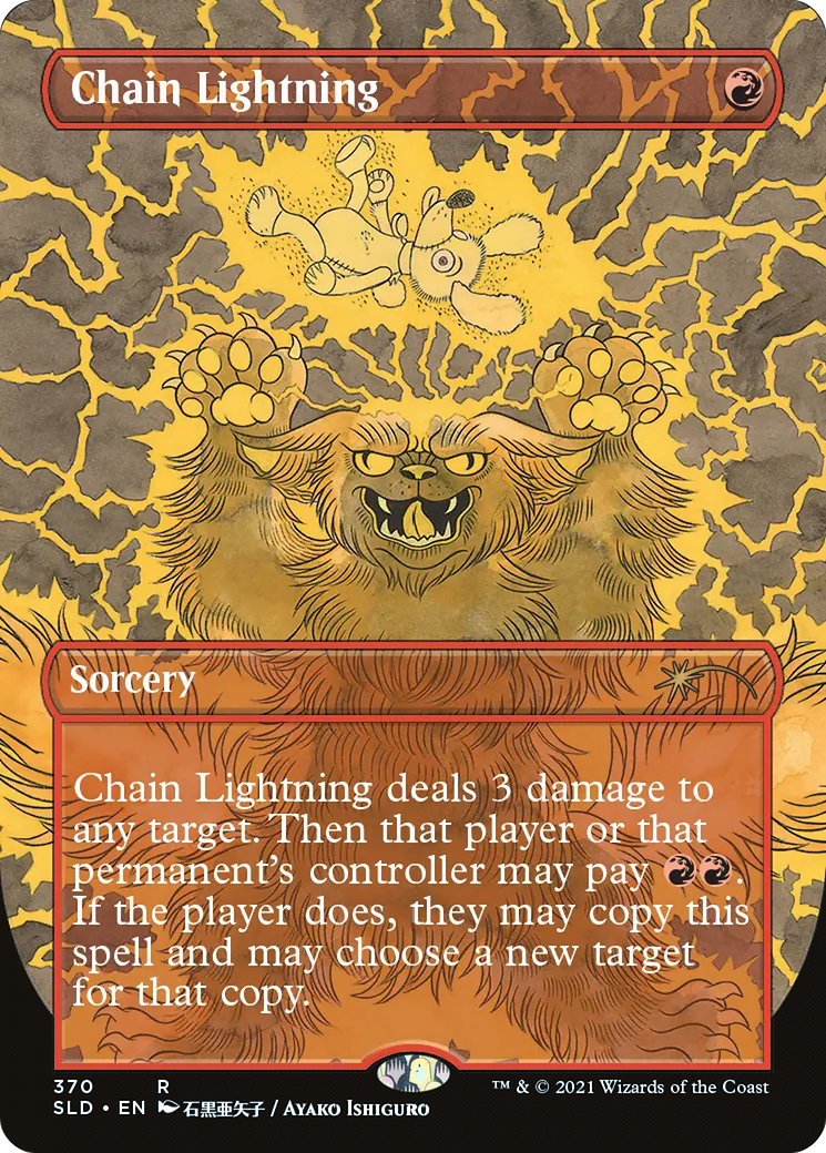 Chain Lightning (SLD-370)  Foil - Secret Lair Drop (Borderless)