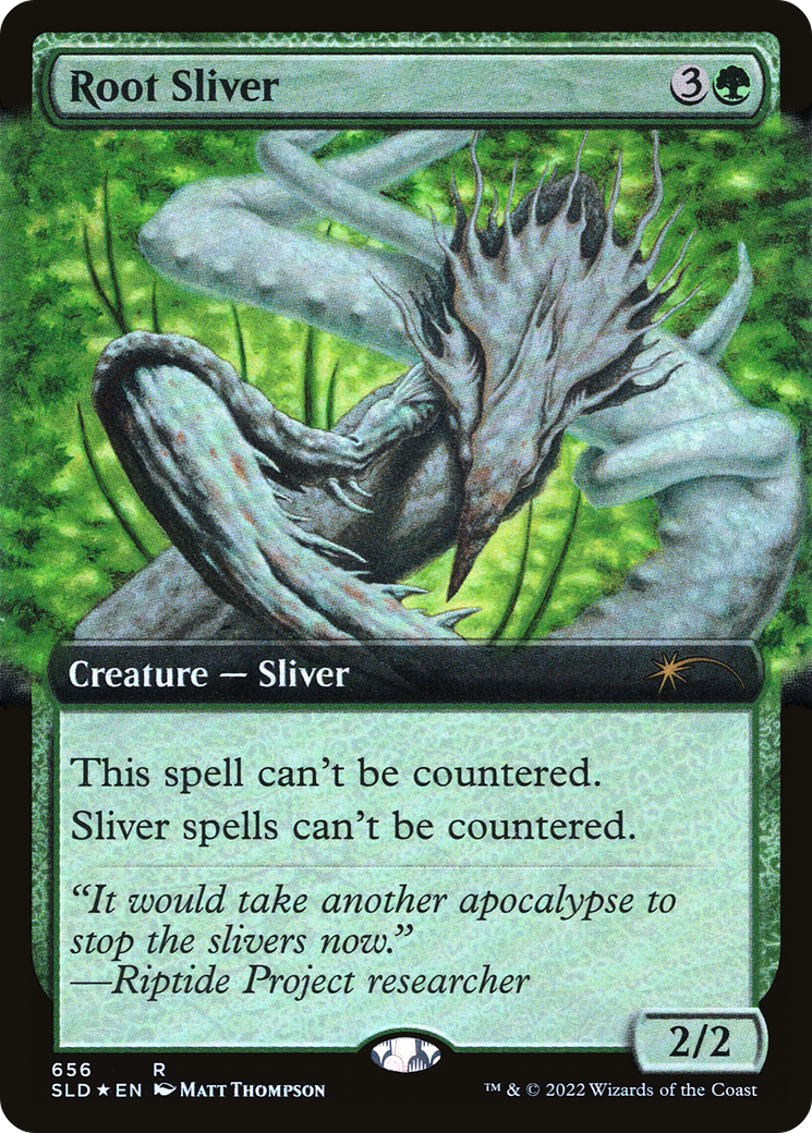 Root Sliver (Extended Art) (SLD-656) - Secret Lair Drop: (Extended Art) Foil