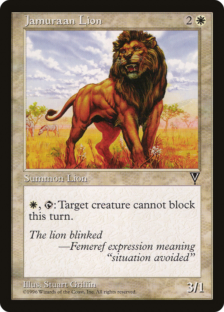 Jamuraan Lion (VIS-)  - Visions