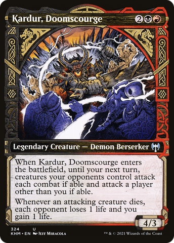Kardur, Doomscourge (Showcase) (KHM-324) - Kaldheim: (Showcase) Foil