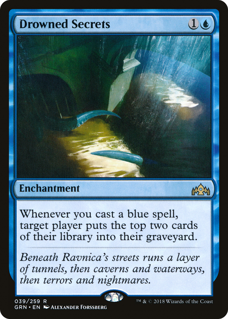 Drowned Secrets (GRN-039)  Foil - Guilds of Ravnica