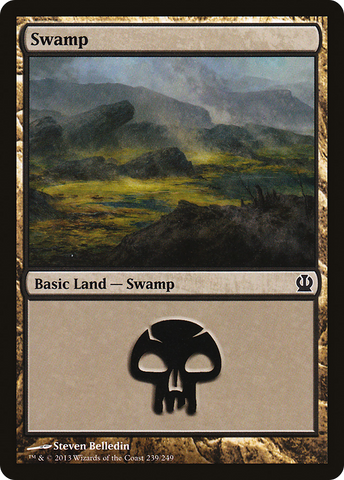 Swamp (239) (THS-239)  Foil - Theros