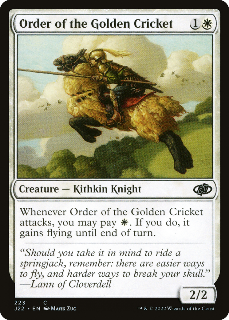 Order of the Golden Cricket (J22-223)  - Jumpstart 2022