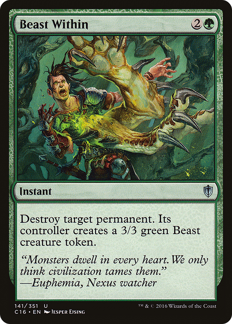 Beast Within (C16-141)  - Commander 2016