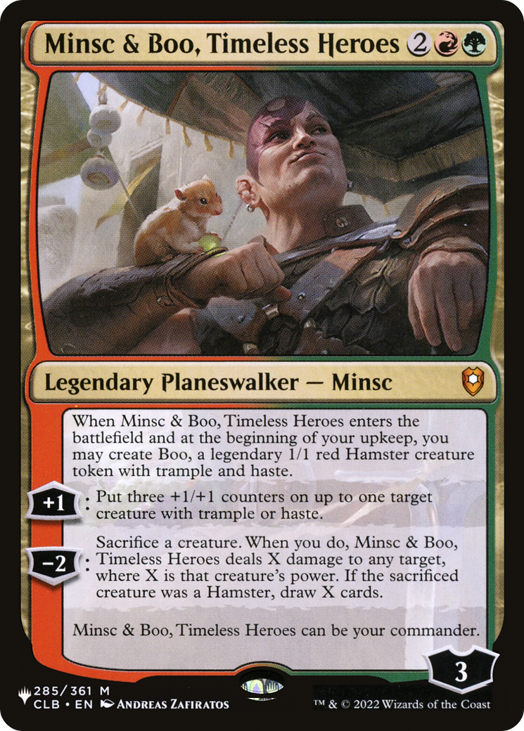 Minsc & Boo, Timeless Heroes (LIST-285/361)  - The List