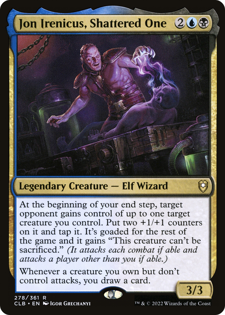Jon Irenicus, Shattered One (CLB-278)  Foil - Commander Legends: Battle for Baldur's Gate