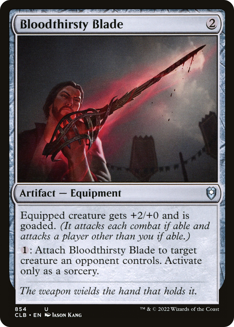 Bloodthirsty Blade (CLB-854)  - Commander Legends: Battle for Baldur's Gate