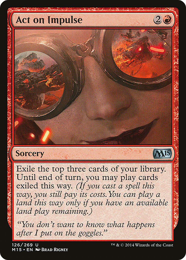 Act on Impulse (M15-126)  Foil - Magic 2015