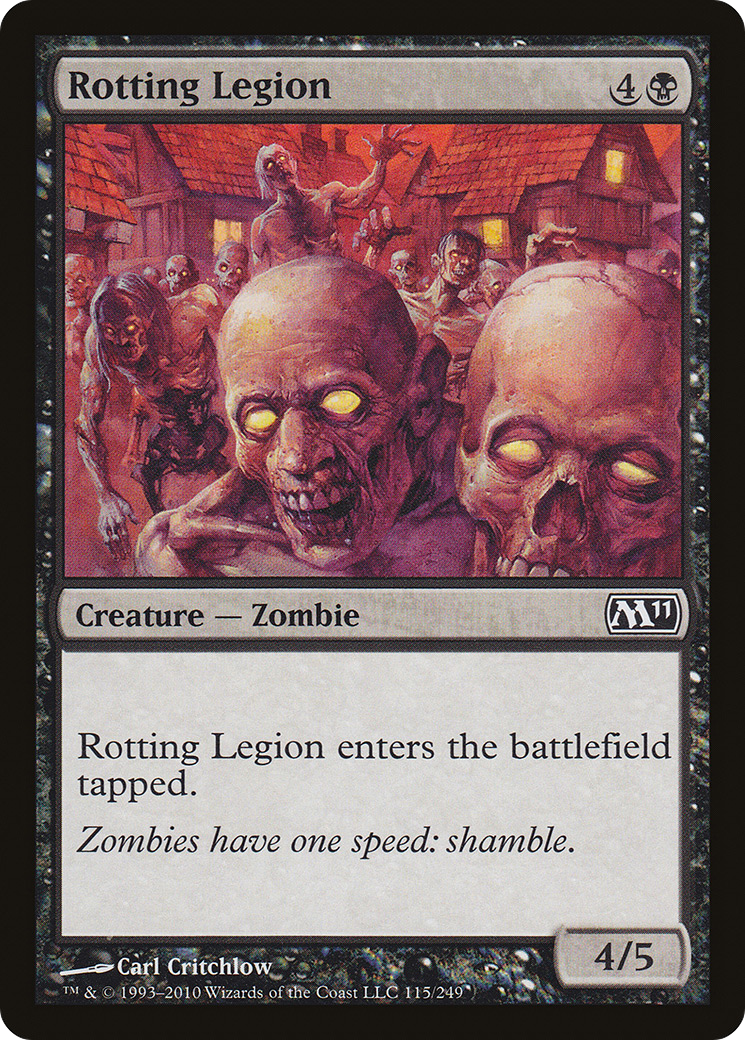 Rotting Legion (M11-115)  - Magic 2011