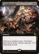 Crippling Fear (Extended Art) (KHM-350)  Foil - Kaldheim