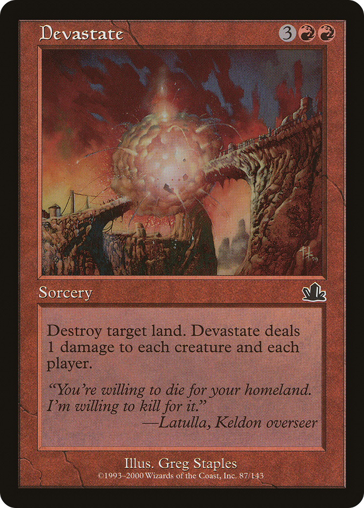 Devastate (PCY-087)  Foil - Prophecy