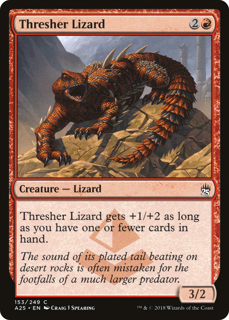 Thresher Lizard (A25-153)  Foil - Masters 25