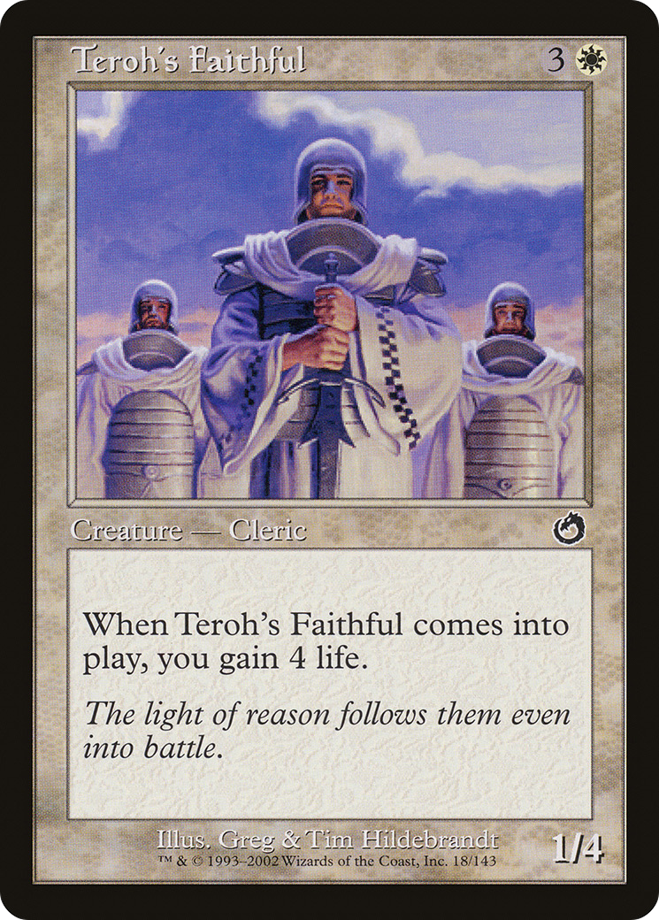 Teroh's Faithful (TOR-018)  Foil - Torment