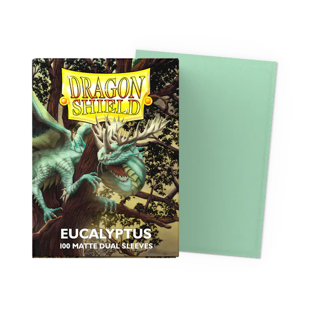 Dragon Shield Standard Size Sleeves Matte Duel - Eucaltptus (100ct)