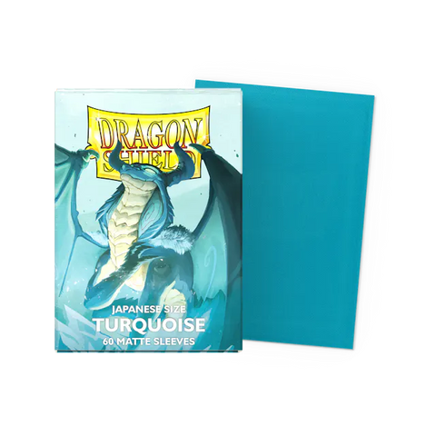 Dragon Shield Japanese Size Sleeves Matte Turquoise (60ct)