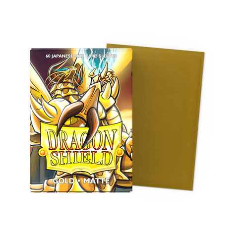 Dragon Shield Japanese Size Sleeves Matte Gold (60ct)