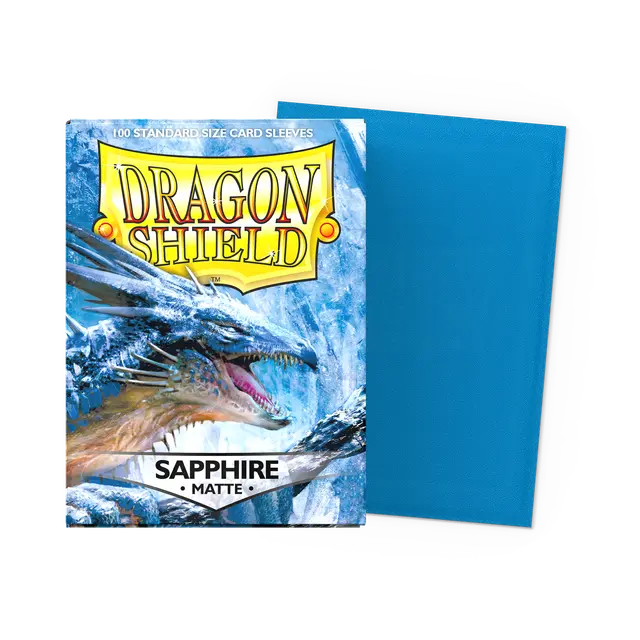 Dragon Shield Standard Size Sleeves Matte Sapphire (100ct)