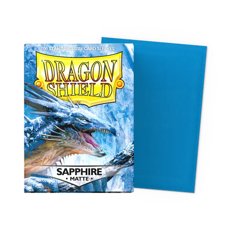 Dragon Shield Standard Size Sleeves Matte Sapphire (100ct)