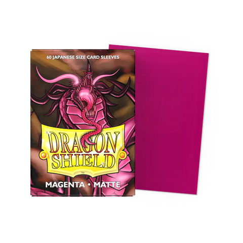 Dragon Shield Japanese Size Sleeves Matte Magenta (60ct)