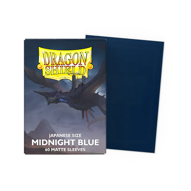 Dragon Shield Japanese Size Sleeves Matte Midnight Blue (60ct)
