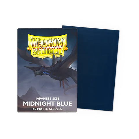 Dragon Shield Japanese Size Sleeves Matte Midnight Blue (60ct)