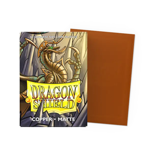 Dragon Shield Japanese Size Sleeves Matte Copper (60ct)
