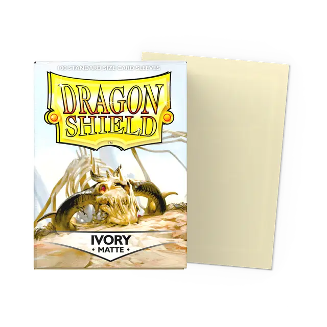 Dragon Shield Standard Size Sleeves Matte Ivory (100ct)
