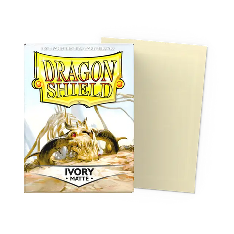 Dragon Shield Standard Size Sleeves Matte Ivory (100ct)