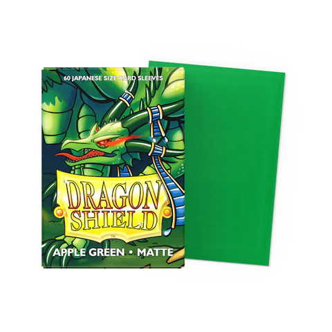 Dragon Shield Japanese Size Sleeves Matte Apple Green (60ct)