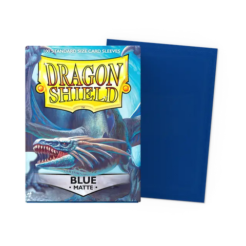 Dragon Shield Standard Size Sleeves Matte Blue (100ct)