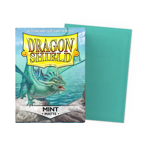 Dragon Shield Standard Size Sleeves Matte Mint (100ct)