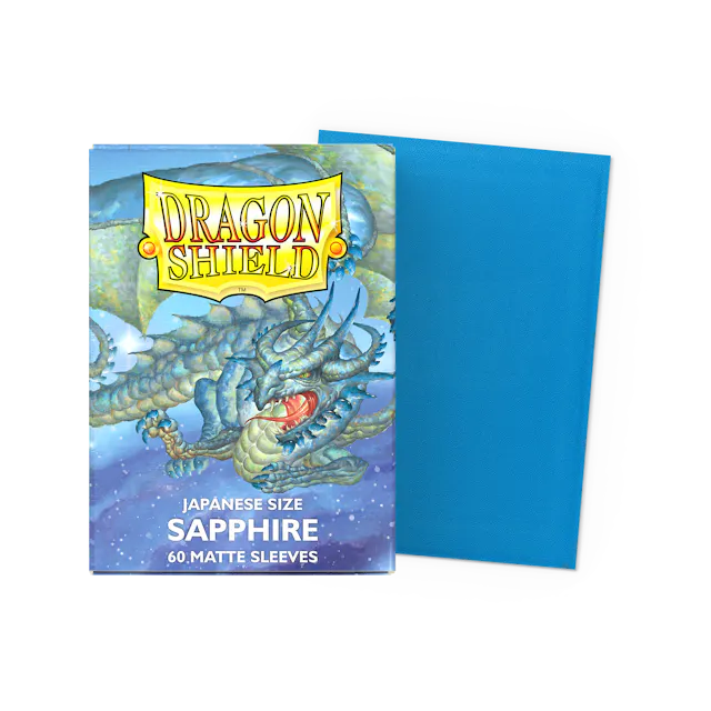 Dragon Shield Japanese Size Sleeves Matte Sapphire (60ct)