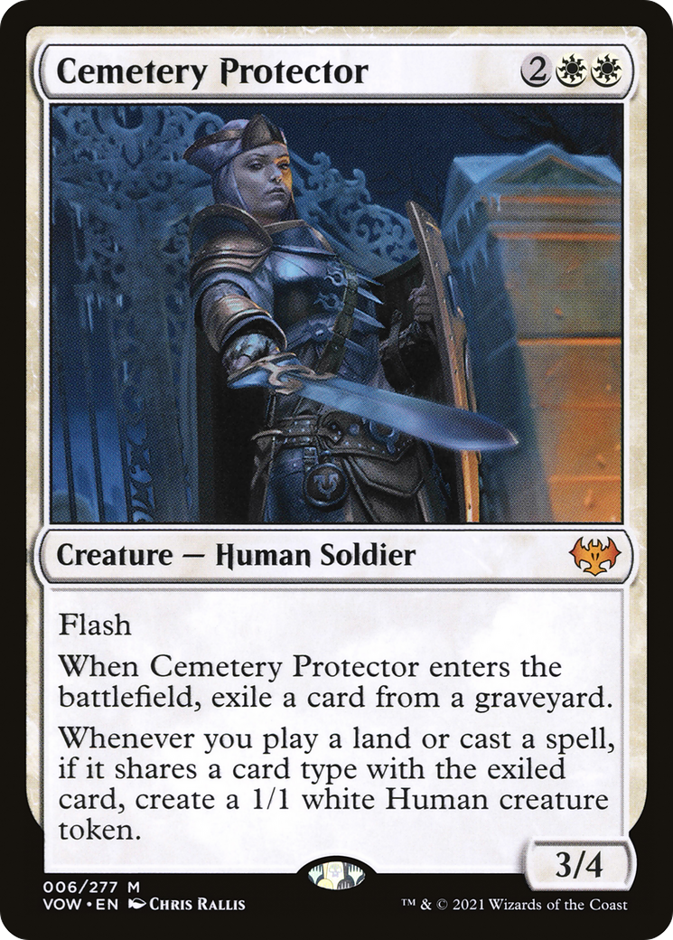 Cemetery Protector (VOW-006)  Foil - Innistrad: Crimson Vow
