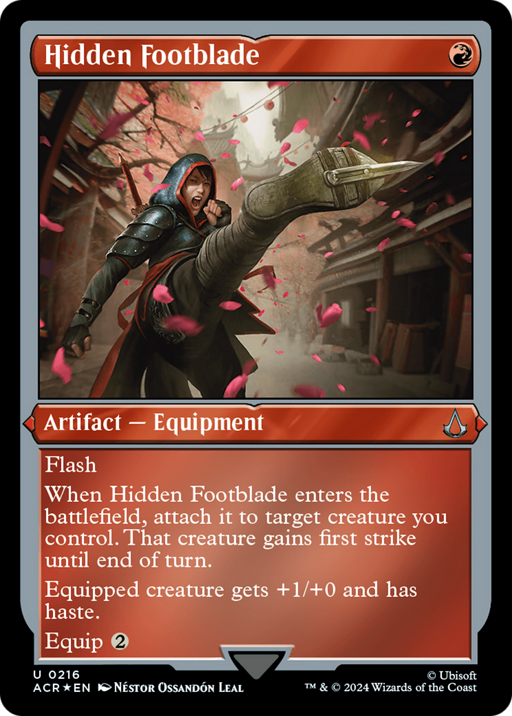 Hidden Footblade (ACR-216)  Etched Foil - Assassin's Creed