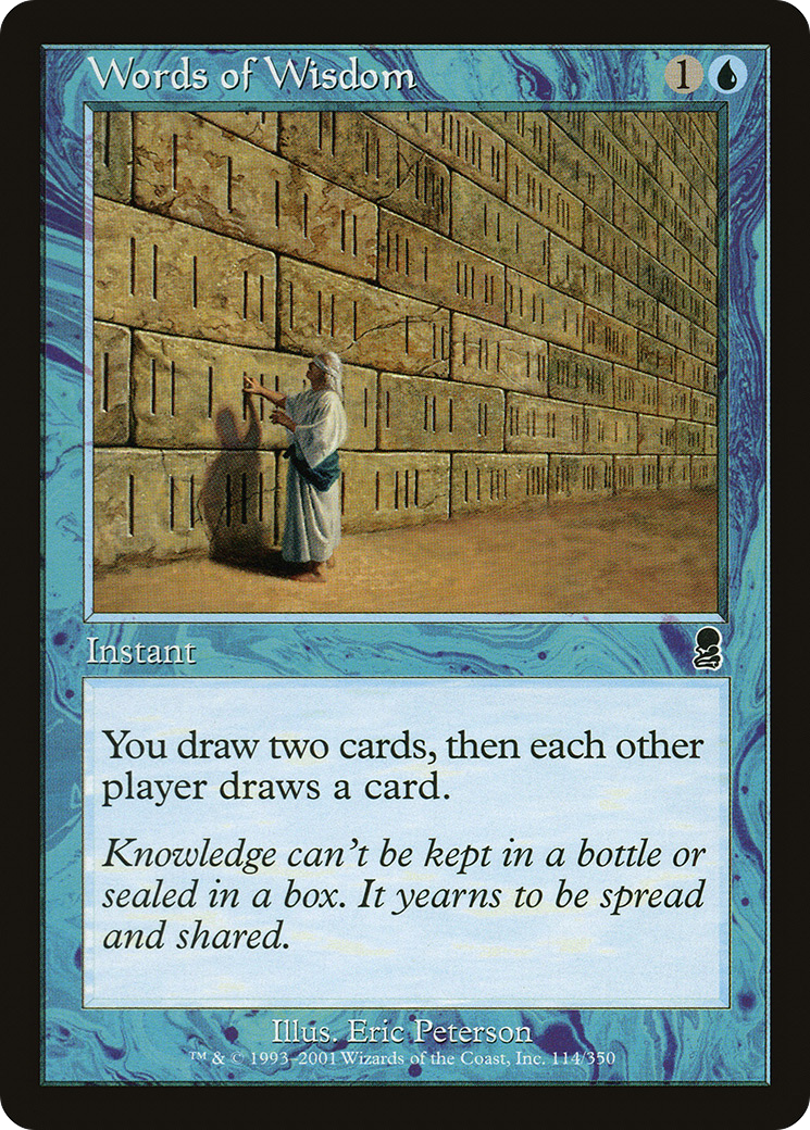 Words of Wisdom (ODY-114)  Foil - Odyssey