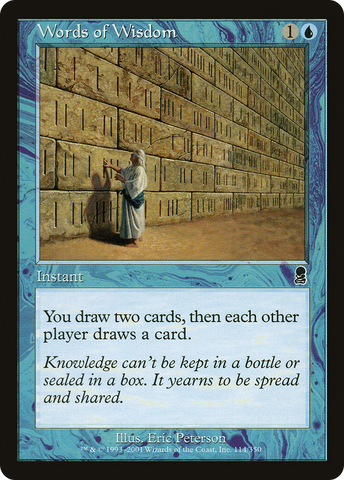 Words of Wisdom (ODY-114)  Foil - Odyssey