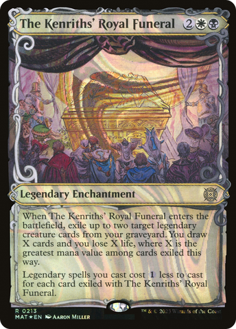 The Kenriths' Royal Funeral (Halo Foil) (MAT-213)  Foil - March of the Machine: The Aftermath: (Showcase)